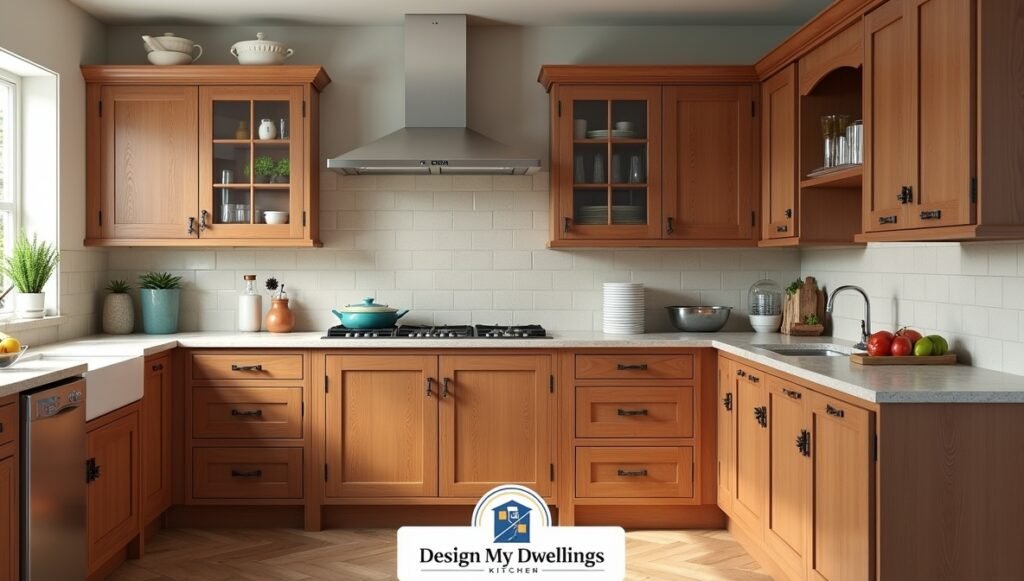  Country Kitchen Cabinets with Shaker-Style Doors