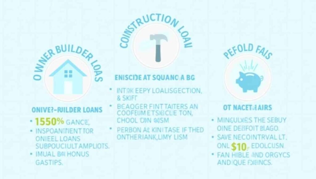 A financial planning infographic showing home financing options