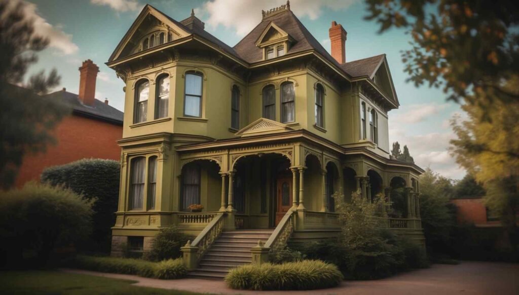 Victorian home paint scheme with authentic 1890 colors