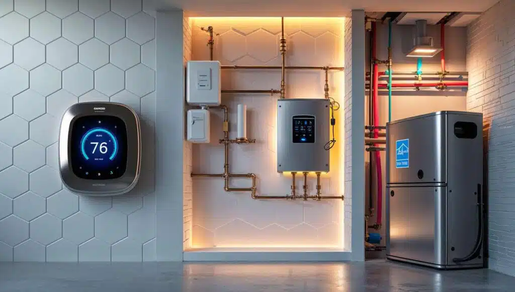 Smart home, electrical, plumbing, and HVAC upgrades